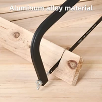 Masszív acélvázas fűrészkeret, amelyet a kerti munkák végzésére is kiváló.