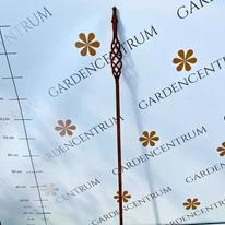 120 cm magas rozsdás hatású fém díszoszlop kertészetünkben.