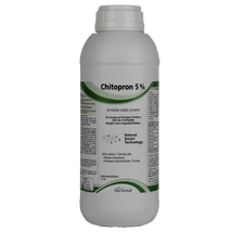 A Chitopron 5% természetes immunerősítő lombtrágya 1 literes kiszerelése.