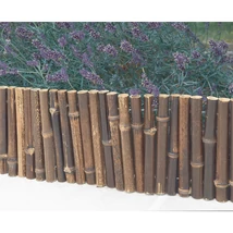 A bambusz szegély természetbeillő kinézete.