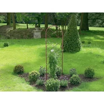 Fém növényfuttató rács kinézete.