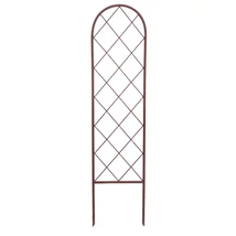 Fém növényfuttató rács kinézete.