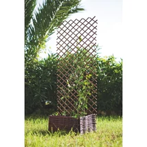 Kihúzható fonott apácarács fűzfából.