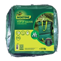 Pop Up Square négyzet alakú lombgyűjtő zsák használata a kertben.