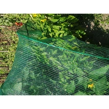 SUN NET árnyékoló rashel háló alkalmazása a zöldségeskertben.