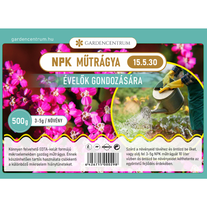 Gardencentrum Évelő NPK műtrágya