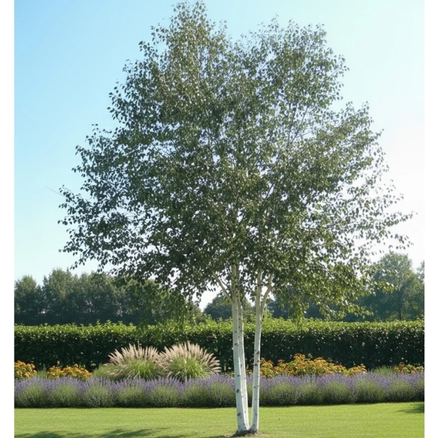 Himalájai nyír habitusa. 