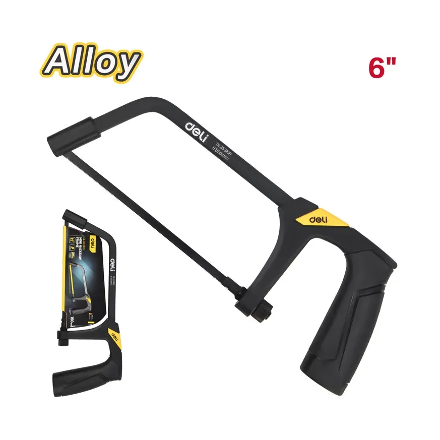 A DELI kézi vasfűrész kialakítása és kompakt mérete.