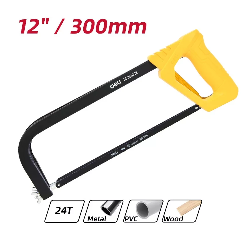 DELI acél keretű fűrész kinézete.