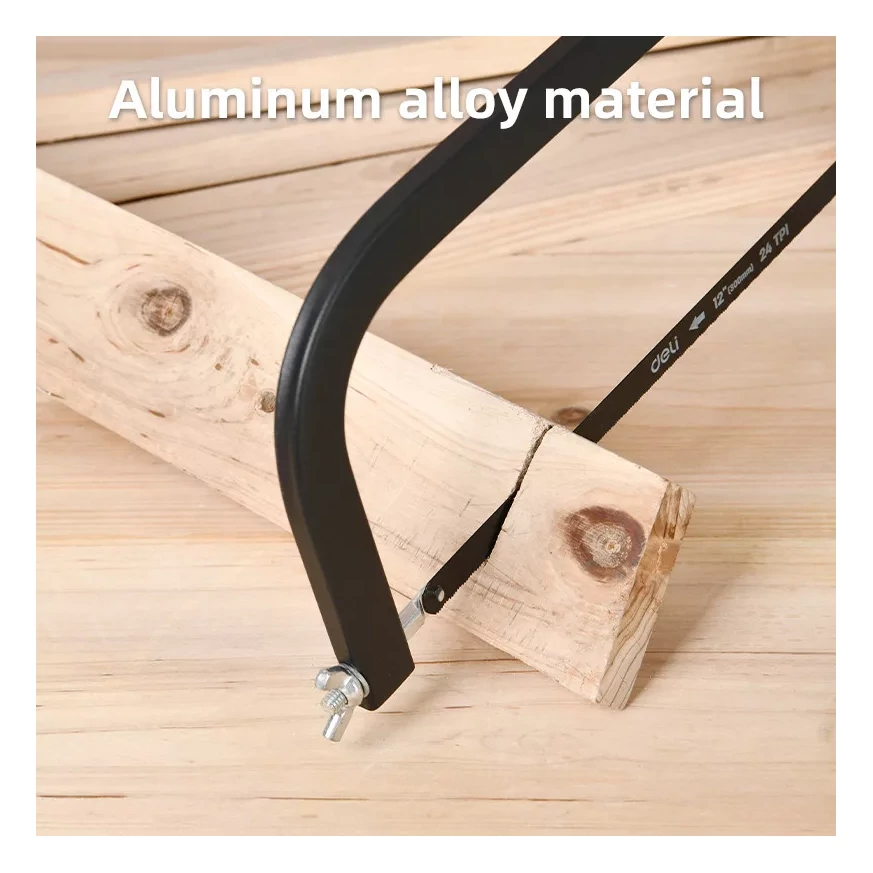 Masszív acélvázas fűrészkeret, amelyet a kerti munkák végzésére is kiváló.