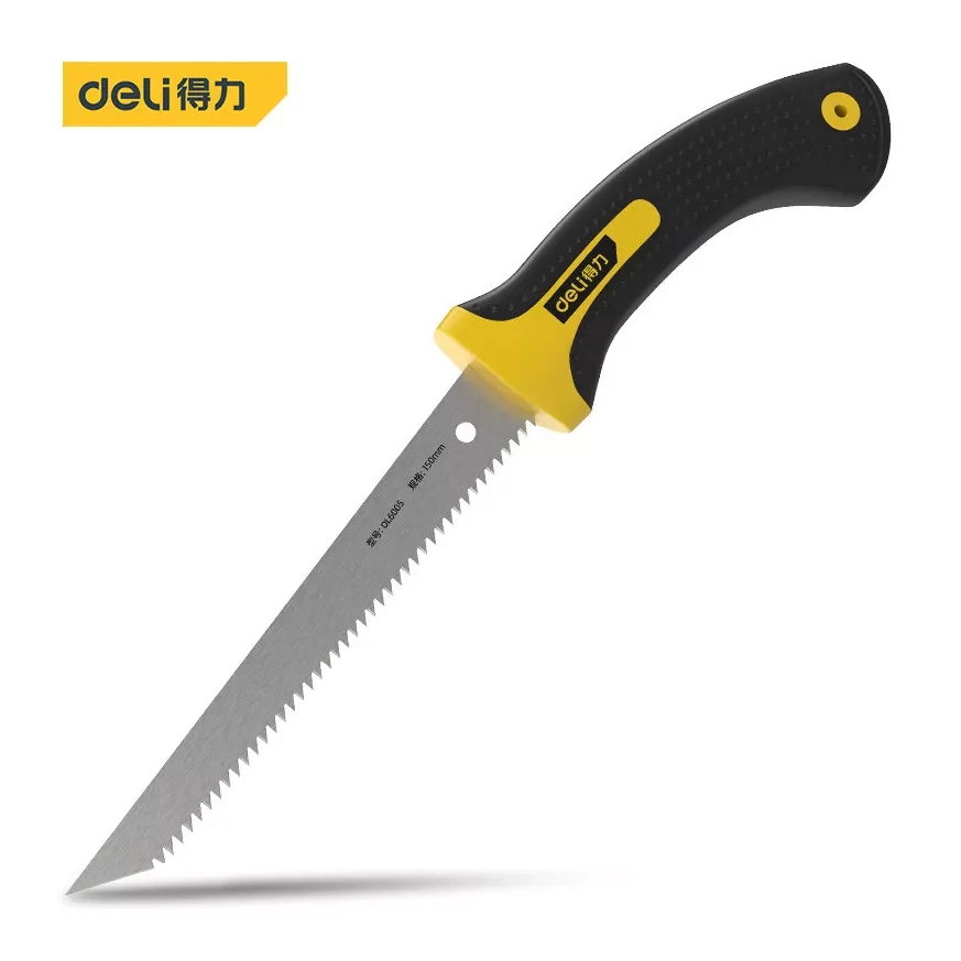 A 15 cm-es DELI kerti fűrész ergonomikus kialakítása.