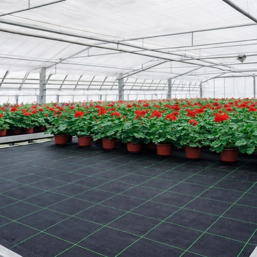 Agroszövet alkalmazása kertészetben. 