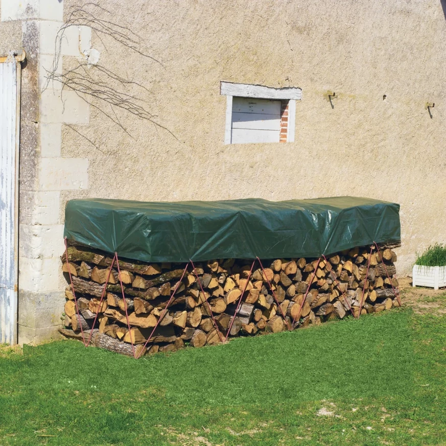PROTEX WOOD fahasáb takaró vízhatlan ponyva alkalmazása.
