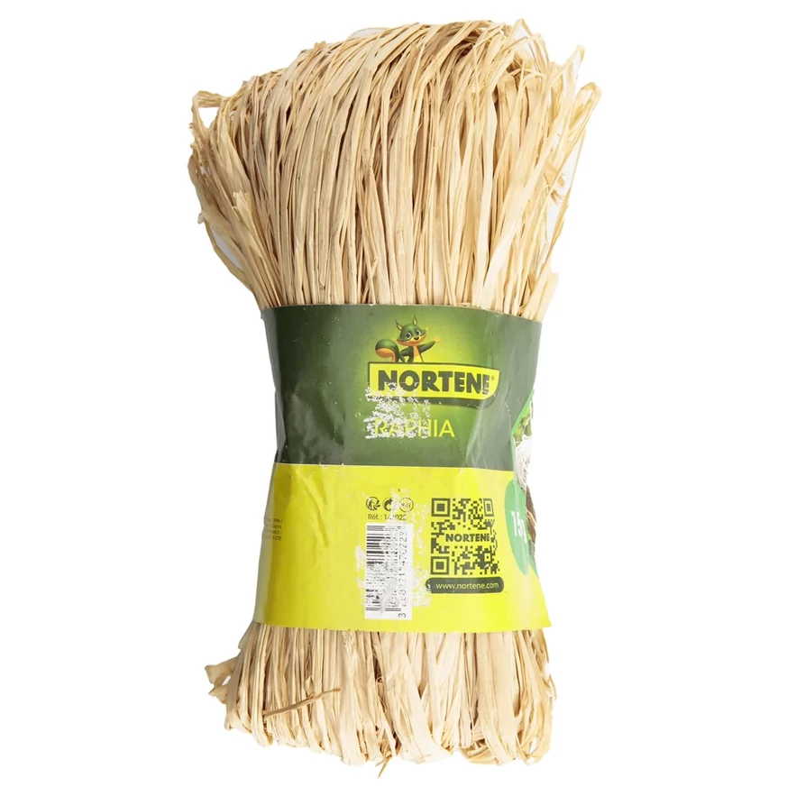 Natúr raffia zsineg 150 grammos kiszerelésben.
