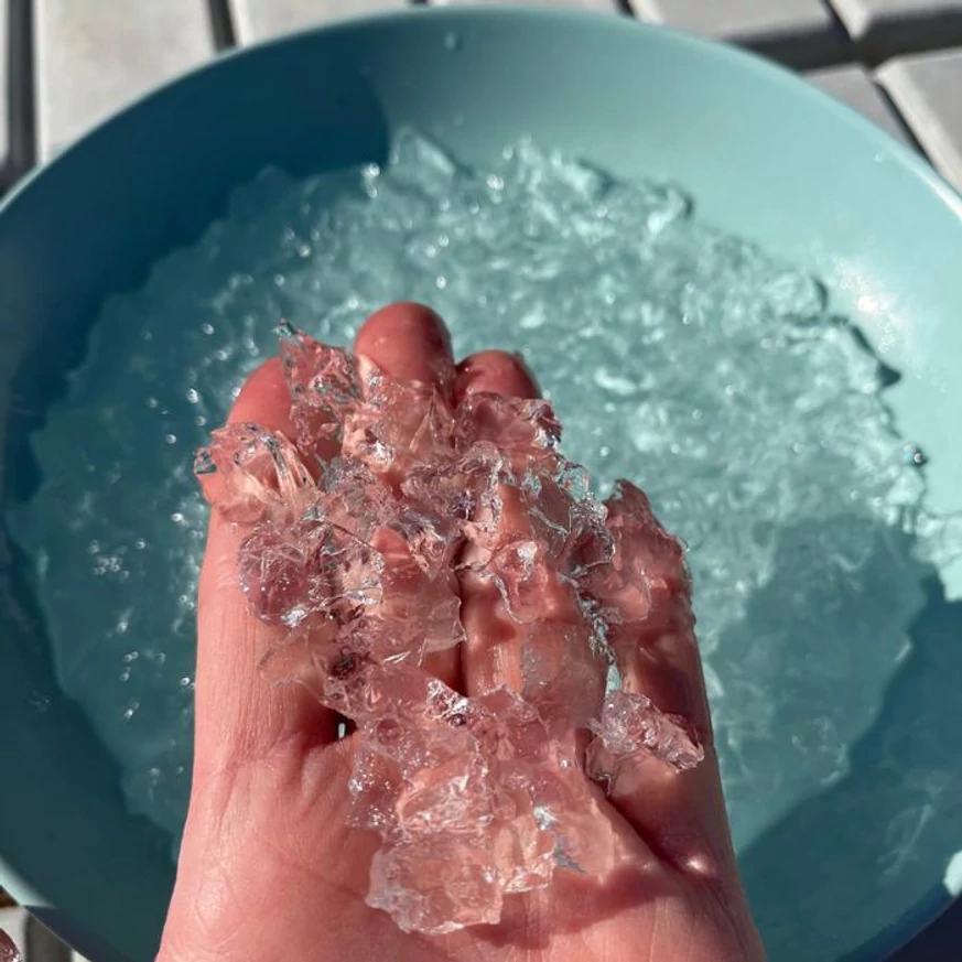 A Water-K vízmegtartó okosgél állaga.