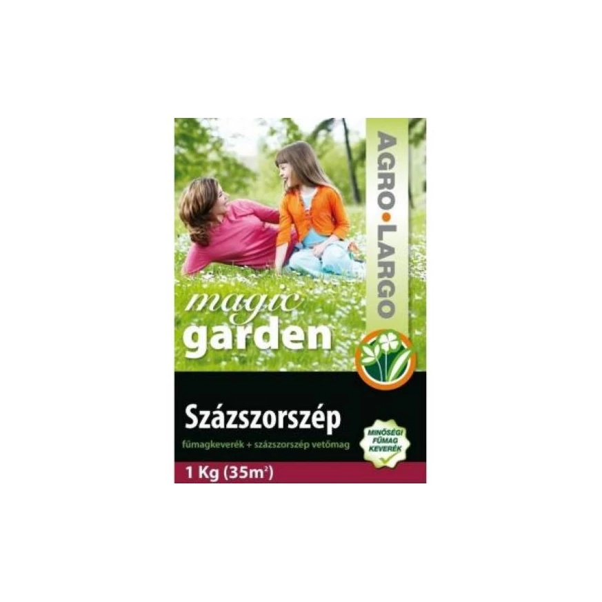 Százszorszép virágos fűmagkeverék 1 kilogrammos kiszerelésben