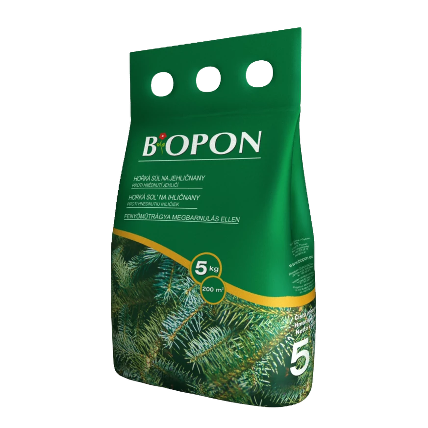 Biopon fenyő tápanyag barnulás ellen