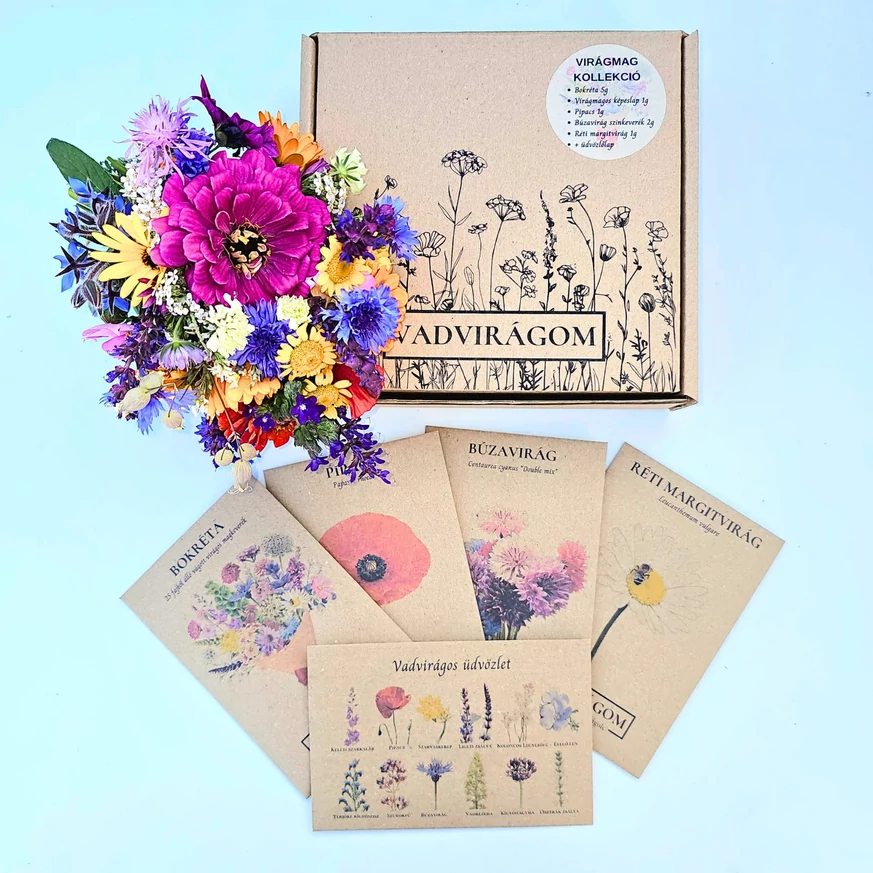 A vadvirágom 10gramm csomagolása dísztasakban.